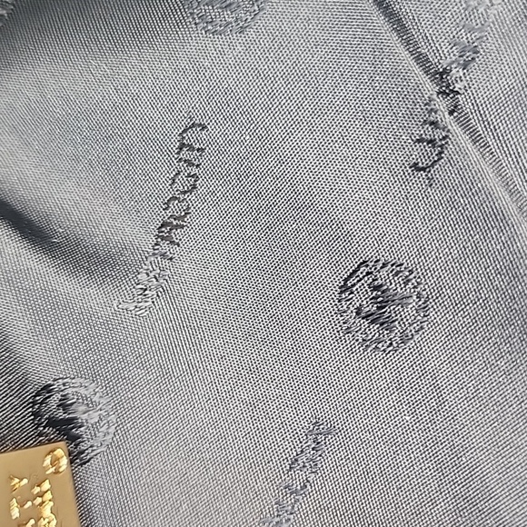 METROCITY Black Embossed Logo Quilted Leather Mini Bag - Picture 12 of 16